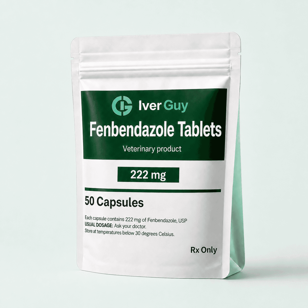 Fenbendazole Tablets, 222 mg, 50-count