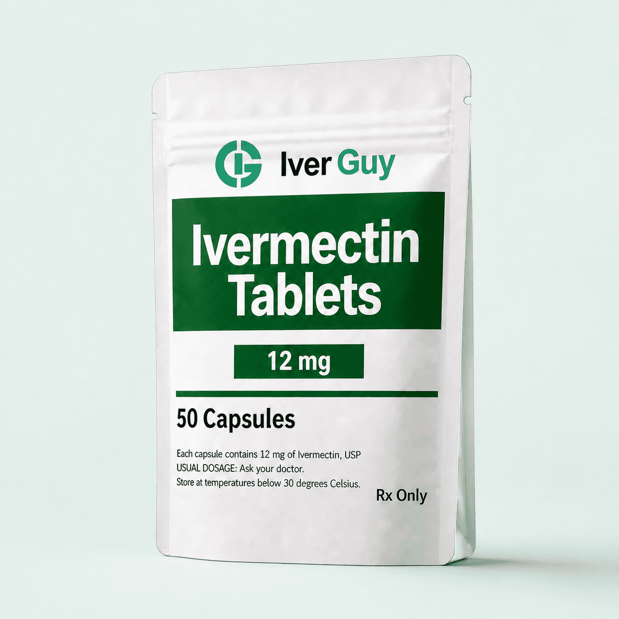 IverGuy Ivermectin Tablets 12 mg package