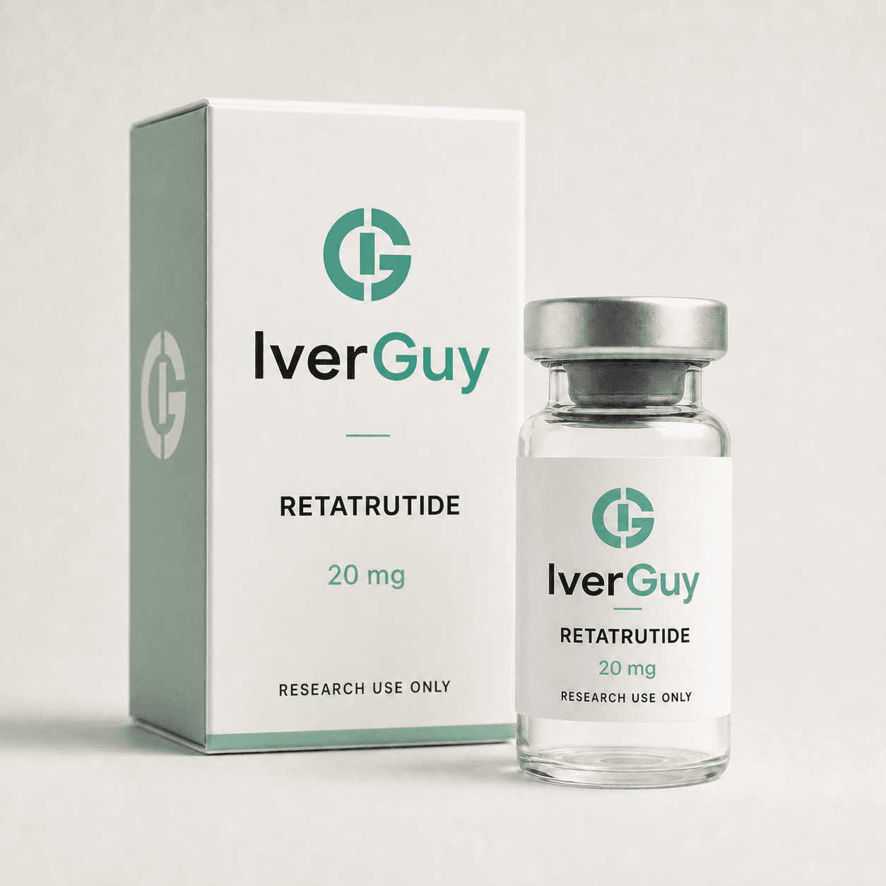 Retatrutide, 20 mg, lyophilised, research use only